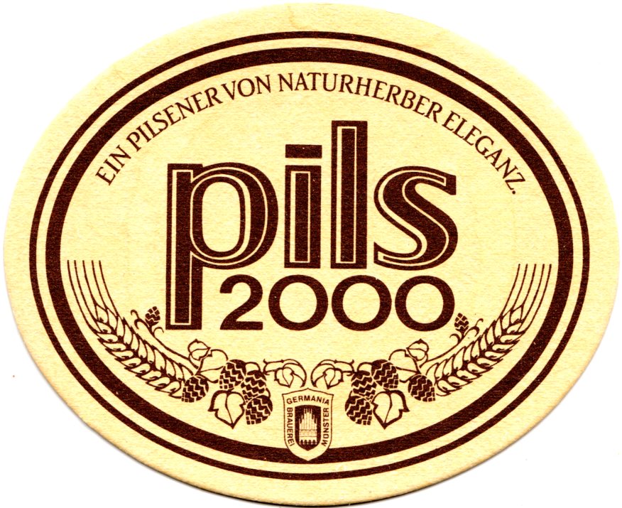 mnster ms-nw germania oval 1a (180-pils 2000)